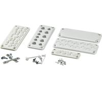 Plaque de traversée de câble Fibox FMC 35F 3550797 Ø max. des bornes 30 mm Thermoplastique gris clair (RAL 7035) 1 pc(s)