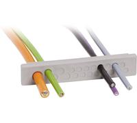 Plaque de traversée de câble Icotek KEL-DP-E 112/21 43578 Ø max. des bornes 12.1 mm Elastomère gris 1 pc(s)