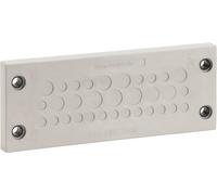 Plaque de traversée de câble Icotek KEL-DPZ 24/42 43715 Ø max. des bornes 6.5 mm Polyamide, Elastomère gris, noir 1 pc(s)