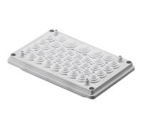 Plaque de traversée de câble Rittal 9665.770 Isolante gris (RAL 7032) 1 pc(s)
