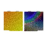 Plaque de typesetter de qualité supérieure - 184 mm - Scink Sparkling Heaven - Substance double motif - Facile à enlever - Outils de refus nécessaires - Flexible - Enlèvement de plaque de construction