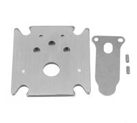 Plaque de valve Gdfnmogo 48 x 62 mm en fonte durable pour compresseur d'air à tête cylindrique 1/2,5/3/4P, pas de trou précis et positionnement de la langue, matériel de rechange pour