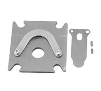 Plaque de valve pour compresseur d'air 48 x 62 mm de rechange avec culasse en fonte et joint d'air compatible avec filetage 3/8" (16 mm OD)