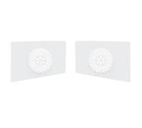 Plaque de Ventilation de la Console pour Sony PS5 Slim,Accessoires pour Playstation 5 Slim,Boîtier Protecteur Anti-Rayures,Faceplate latérale supérieure de Remplacement (Blanc)