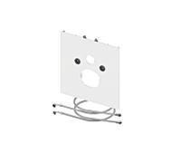 TECElux Plaque en verre pour WC, pour TECEone WC avec fonction douche, 446x430x16mm, 9650110, Couleur: Verre Noir