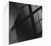 Plaque De Verre Pour Table Résistante Aux Rayures Couleur Noire Lisse 60x60