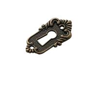 Plaque de verrouillage à Code décoration rétro, en alliage 45x23mm, lame clé tiroir, crique tige d'angle 4 pièces pour Serrures de Porte(Color 2)