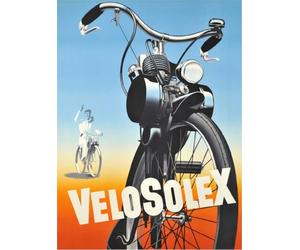 Plaque déco en Aluminium Retro Vintage Velosolex Dim Plaque 15x20cm