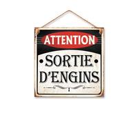 STC Plaque Metal .Sortie d engins