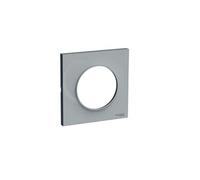 Schneider Electric Plaque de finition 1 poste Odace Styl aluminium