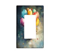 Plaque décorative amusante pour interrupteur de lumière, 1 interrupteur à bascule simple, étoiles vintage amusantes pour enfants, cuisine, salle de bain, interrupteur fantaisie