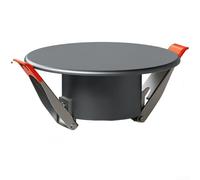 Plaque décorative de 50 à 94 mm, anti-cernes pour grille d'aération murale ronde avec clips à ressort, plastique ABS solide pour tuyaux d'échappement et interstices, finition blanche (gris)