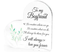 Plaque décorative en acrylique pour petit ami, cadeau d'anniversaire pour lui, cadeau de Saint-Valentin pour petit ami