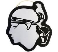 Plaque décorative en bois Tête de maure GRIS G