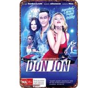 Plaque décorative en métal du film Don Jon pour salon, café, 30,5 x 20,3 cm