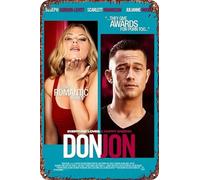 Plaque décorative en métal du film Don Jon pour salon, café, 30,5 x 20,3 cm