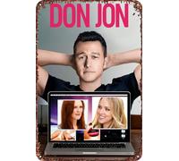 Plaque décorative en métal du film Don Jon pour salon, café, 30,5 x 20,3 cm
