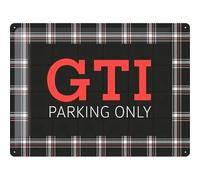 Plaque décorative "GTi Parking Only", 30 x 40 cm