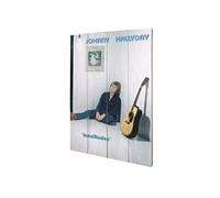 Plaque décorative Insolitudes en bois Johnny Hallyday