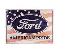 Plaque décorative métallique FORD AMERICAN PRIDE - 30 x 40 cm - SERIE LIMITEE...