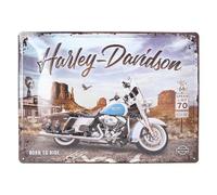 Plaque décorative métallique HARLEY DAVIDSON ARIZONA - 30 x 40 cm