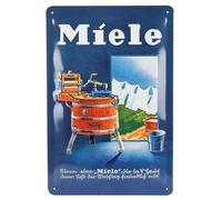 Nostalgic-Art - Enseigne Plaque en Métal Émaillée 20x30cm - Miele