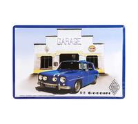 Plaque décorative métallique R8 GORDINI GARAGE - 30 x 20 cm