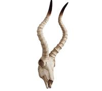 Plaque décorative murale rustique à motif de crâne de vache, de bœuf, de bison, de buffle, de bannière pailletée de l'Ouest(C)