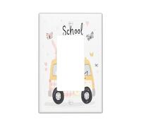 Plaque décorative pour interrupteur à bascule simple motif lapin de dessin animé, pour cuisine, salle de bain, cuisine, salle de bain, interrupteur décoratif