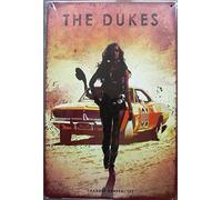 plaque decorative the dukes 30x20cm sherif fais moi peur tole pin up daisy et charger
