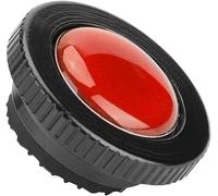 Plaque Dégagement Rapide,Quick Release Plate Manfrotto Ronde en Alliage D'aluminium pour Trépied à Action Compacte Manfrotto(Rouge)