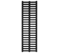 Plaque D'égout en Plastique Noir, Grille de Caniveau Extérieure | Drainage et Ventilation Intégrées, Blocage des Feuilles, pour Entrée D'eau Pluviale et Cour