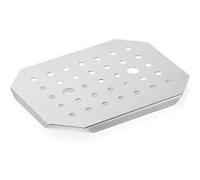 Plaque d'Egouttage GN en Acier au nickel chrome gastronorme 1/2