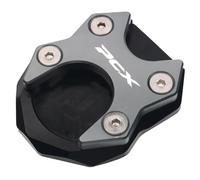 Plaque d'élargissement Béquilles Coussin De Béquille Latérale Moto pour PCX125 PCX150 150 2018-2021 2020 CNC Pied Extension Plaque Support Agrandir(Titane)