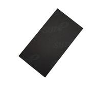 Plaque d'électrode en métal ruthénium - Électrode d'évolution du chlore, options 100 mm x 50 mm disponibles(100x100mm(Handle))