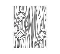 Artemio Plaque d'embossage 10 x 15 cm Bois