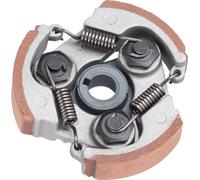 plaque d'embrayage centrifuge 3 patins pour scooter aluminium fer pour moto 2 temps 43cc 47cc 49cc (rouge)