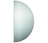 Plaque demi lune à coller aluminium 300x150mm - DUVAL - 19-0620-9900