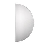 Plaque demi lune aluminium argent 300x150mm épaisseur 10/10 - - 11-0102-1620