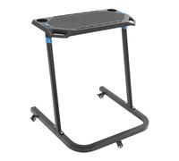 Plaque d'entraînement de vélo portable avec roulettes, hauteur réglable 82 à 120 cm, plate-forme d'entraînement de vélo, tapis de course