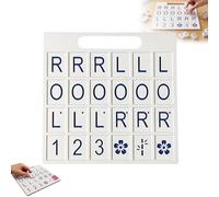 Plaque d'Entraînement Mahjong en Solo, avec 24 Emplacements, Conçue en Impression 3D, Portable, pour l'Entraînement Individuel, outil d'Apprentissage de Stratégie pour Débutants et Passionnés