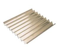 Plaque ""dents de loup"" inox 280* 300 mm G