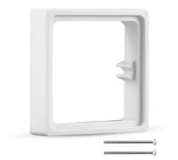 Plaque d'espacement de douille de 20 mm pour interrupteur - 1 lot de plaque d'extension à prise simple en ABS - Entretoise d'interrupteur électrique pour murs inégaux - Idéal pour les projets de