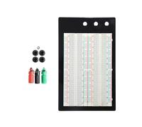 Plaque D'Essai Sans Soudure Protoboard 1660 Positions Multifonctionnelle Pratique Portable ZY-204 avec Prises Banane