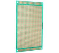 Plaque D'essai Soudable Simple Face Vert en Polystyrène | Tableau de Projet Électronique, Carte de Circuit Imprimé Simple Face, Compacte, Facile à Utiliser, pour Tester Composants