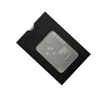 Plaque d'estampage élégante en acier inoxydable pour décoration d'ongles, accessoire de manucure professionnel, planche d'estampage portable en acier inoxydable