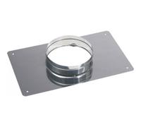 Plaque d'étanchéité inox - 300 x 500 mm - diamètre 155 x 161 mm TEN