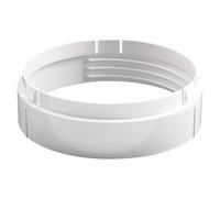 Plaque d'étanchéité portable pour climatiseur - Connecteur circulaire de tuyau d'échappement CA de 150 mm - Raccord rotatif pour étanchéité de conduit d'air mobile - Adaptateur ABS blanc