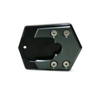 Plaque D'extension D'agrandissement du Support Latéral De Moto, pour Y&amaha XMAX125 Xmax 300 400 125 250 X-Max 2017-2023(Titanium)