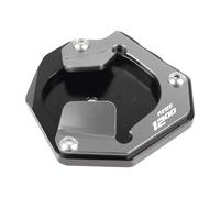 Plaque D'extension De Béquille Extension Latérale CNC Moto pour XT1200Z XT1200ZE Super Tenere 1200(Grey-with Logo)